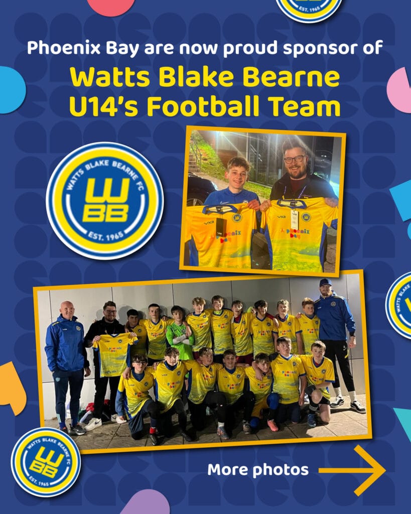 Sponsor of the Watts Blake Bearne U14s Football Team