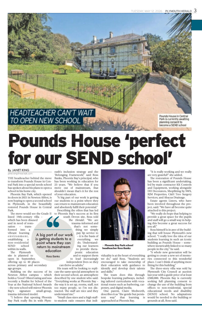 Plymouth Herald Pounds House