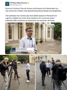 We were featured on ITV News West Country this week