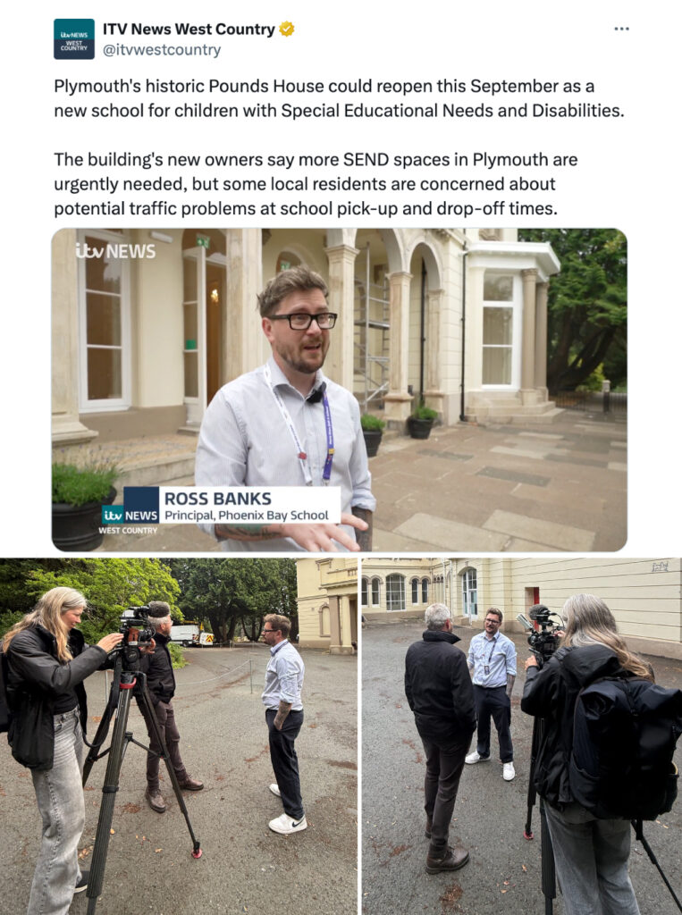 We were featured on ITV News West Country this week